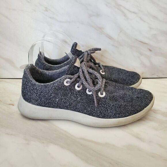 Allbirds Women's Dark Grey Wool Runner Shoes Size 9 - Picture 1 of 8